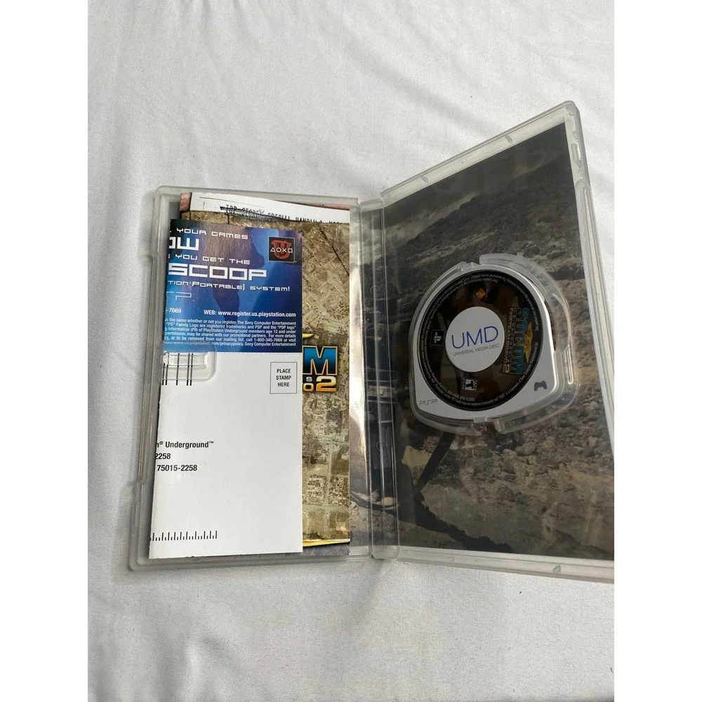 SOCOM US Navy SEALs Fireteam Bravo 2 Sony PSP Video Game UMD